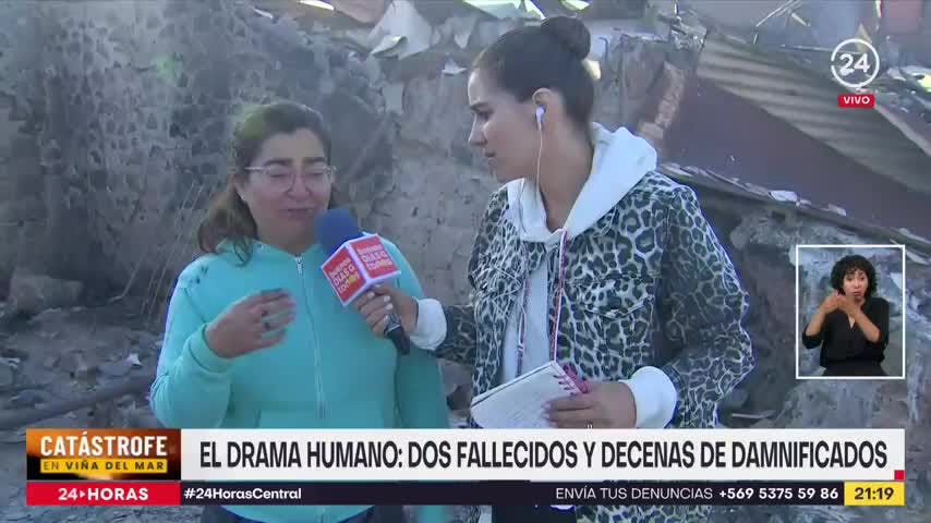 El drama humano: dos fallecidos y decenas de damnificados