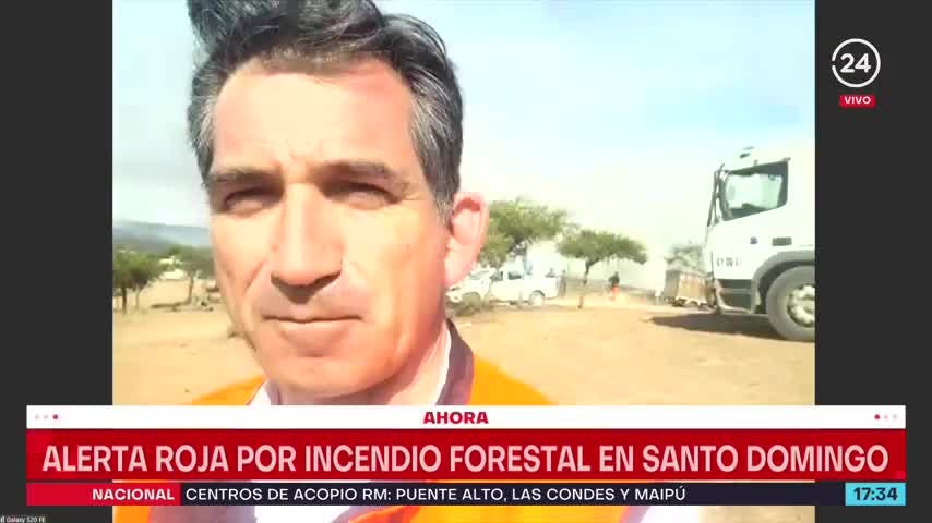Alcalde de Santo Domingo estima 300 hectáreas consumidas por incendio forestal