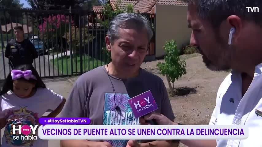 Vecinos de Puente Alto se organizan contra la delincuencia