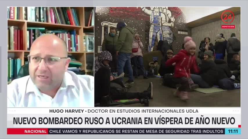 Hugo Harvey, doctor en Estudios Internacionales, se refiere a guerra en Ucrania