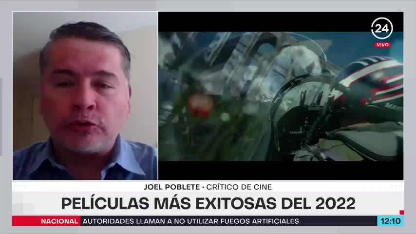 Joel Poblete, crítico de cine, afirmó que Top Gun: Maverick