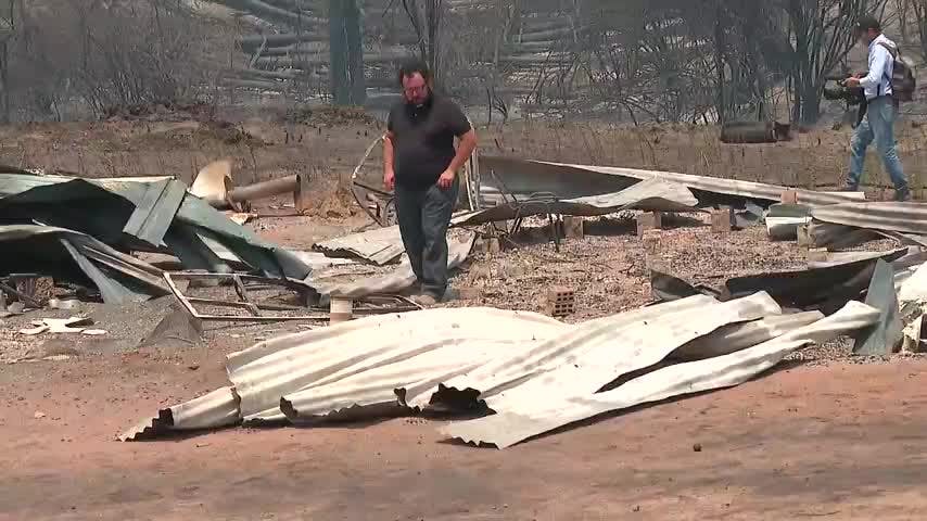46 casas destruidas tras incendios forestales