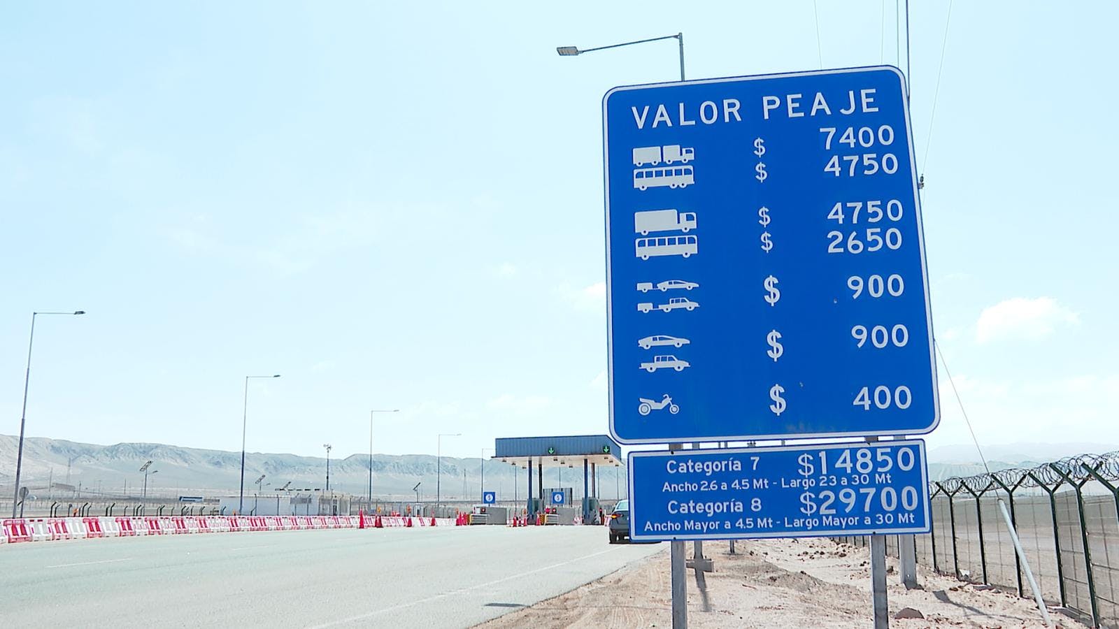 Aplican primer reajuste en precio de peajes 