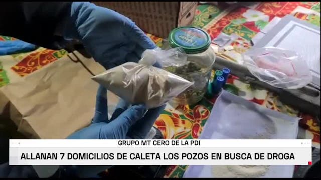 Allanan 7 domicilios en busca de droga en Freirina