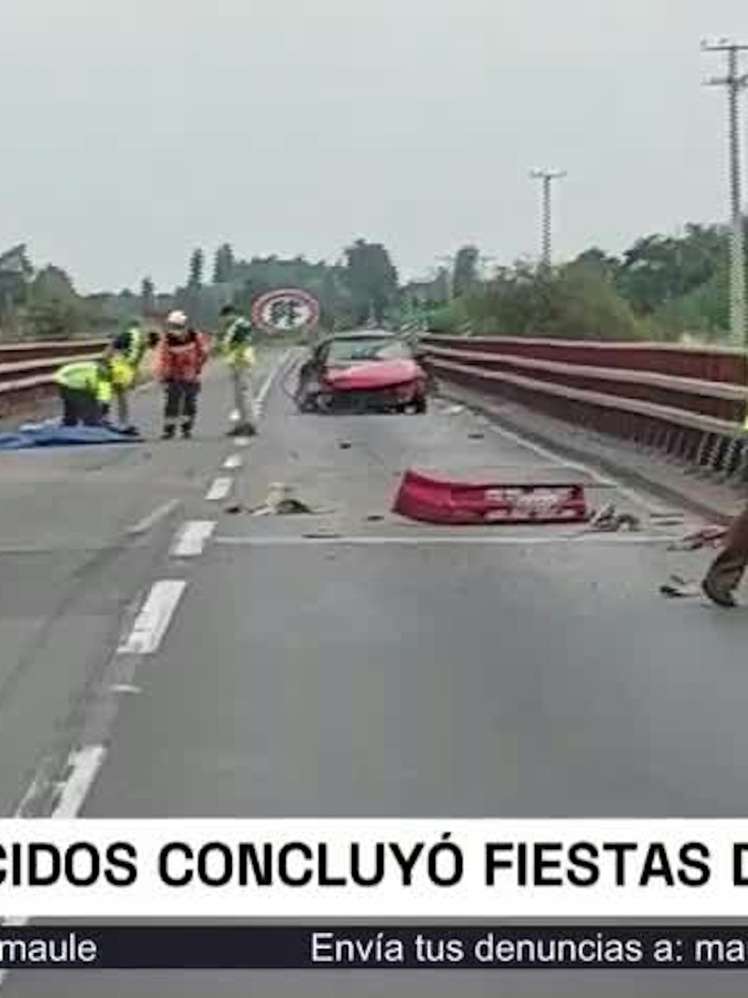 5 fallecidos por accidentes de tránsito