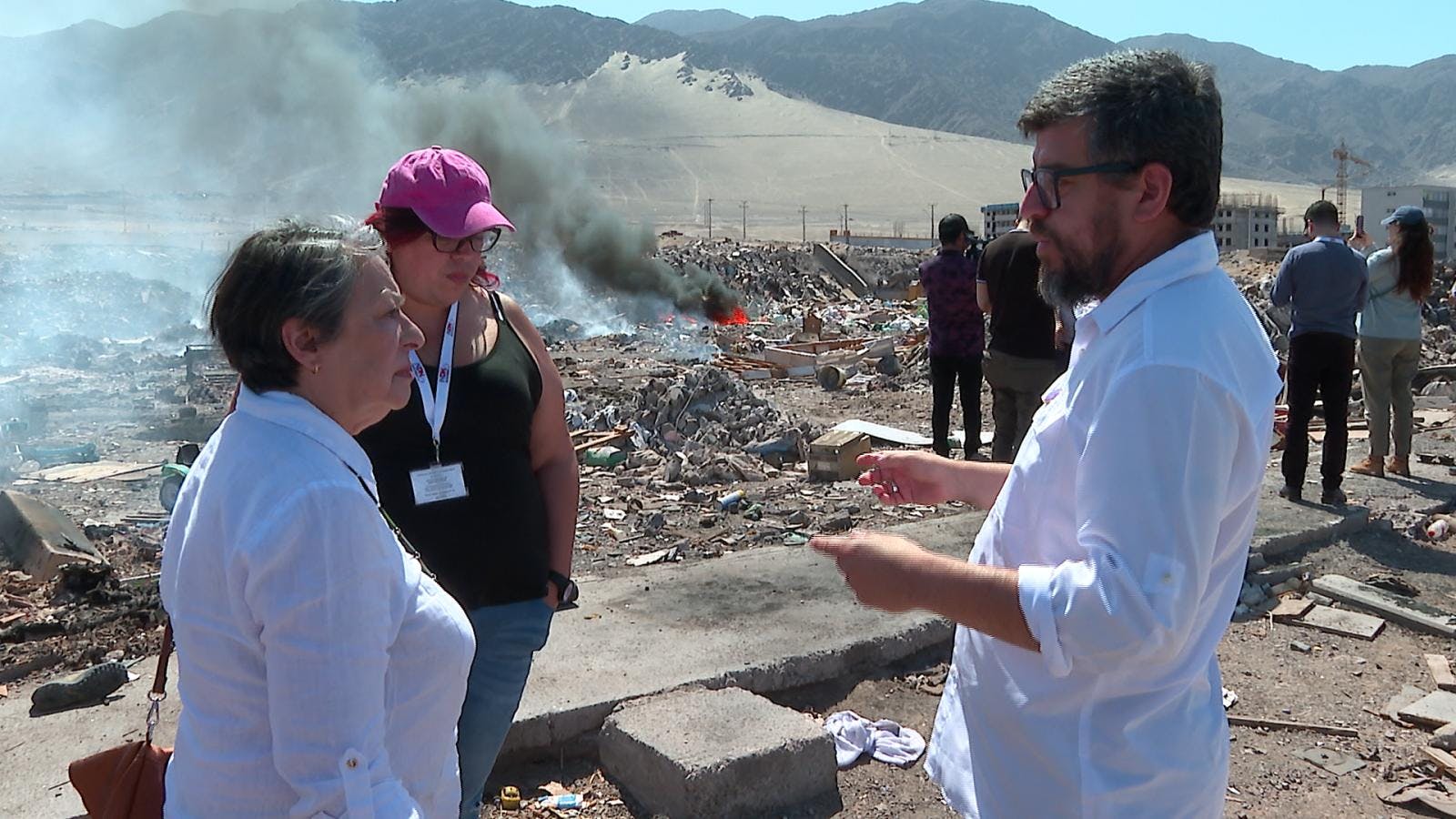 Directora nacional del INDH visitó el sector del ex vertedero 