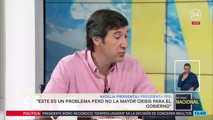 Panel político aborda polémica por indultos otorgados por el Presidente Boric
