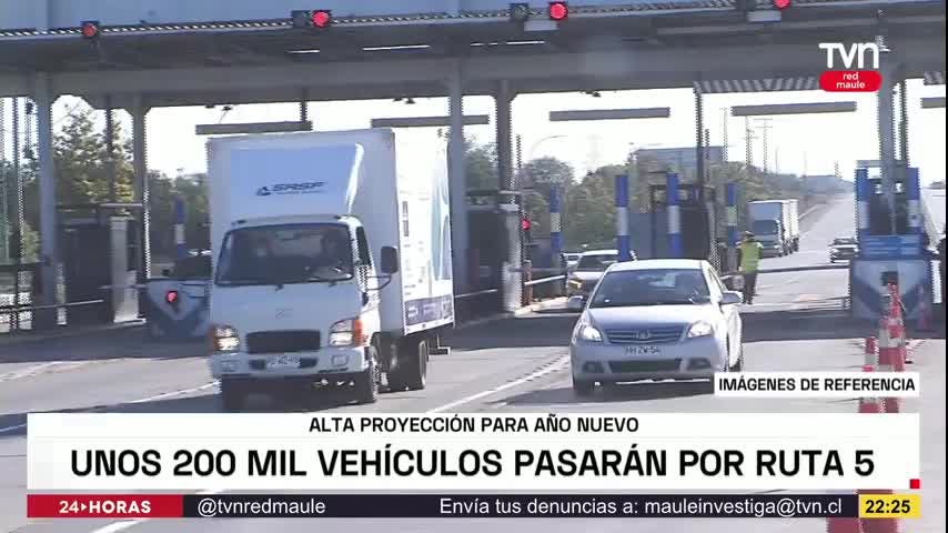 100 mil vehículos transitaron por la región  en navidad