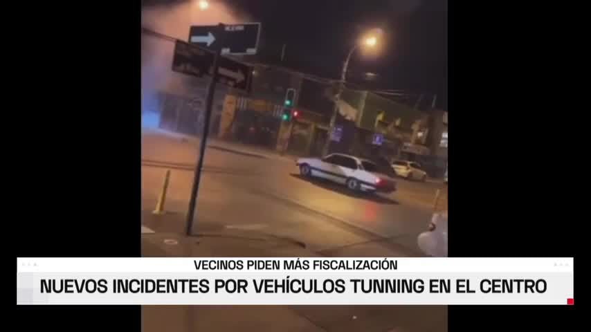 NUEVOS INCIDENTES POR VEHÍCULOS TUNNING EN EL CENTRO