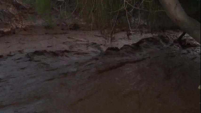 Se mantiene alto flujo en río Aconcagua tras intensas lluvias en zonas pre cordilleranas