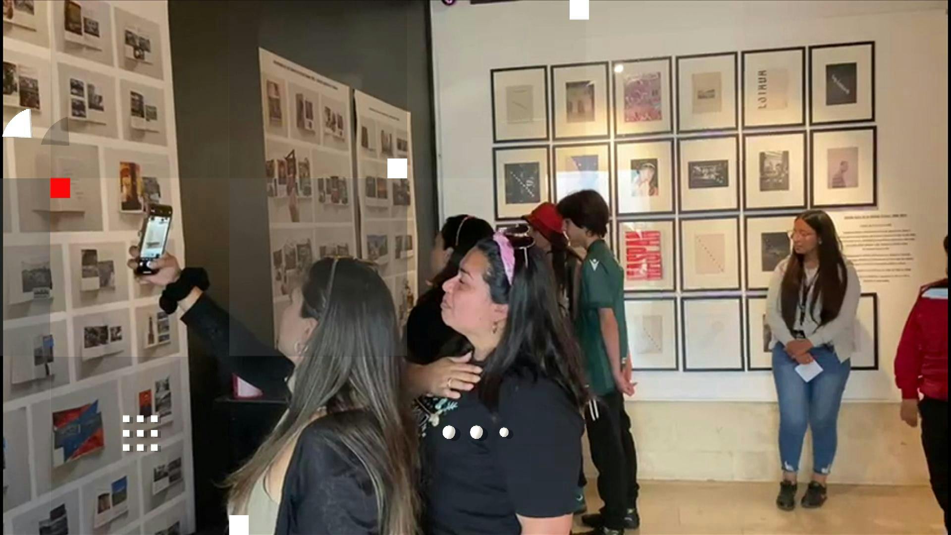 Estudiantes del centro educativo horizonte exponen una intervención en el museo Baburizza