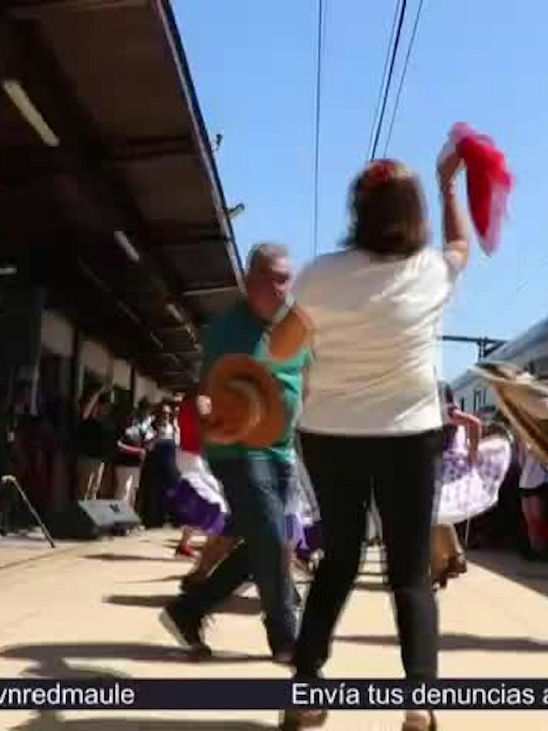 Regreso del tren a la estación de San Javier
