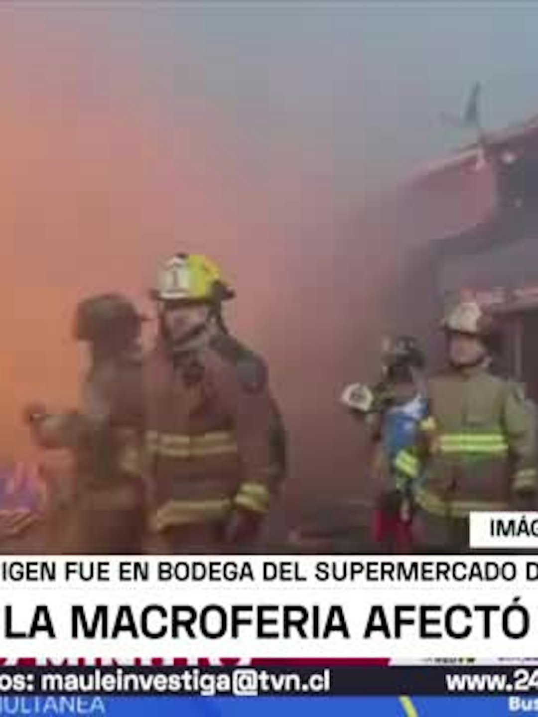 Incendio afectó a 8 locales de la Macroferia