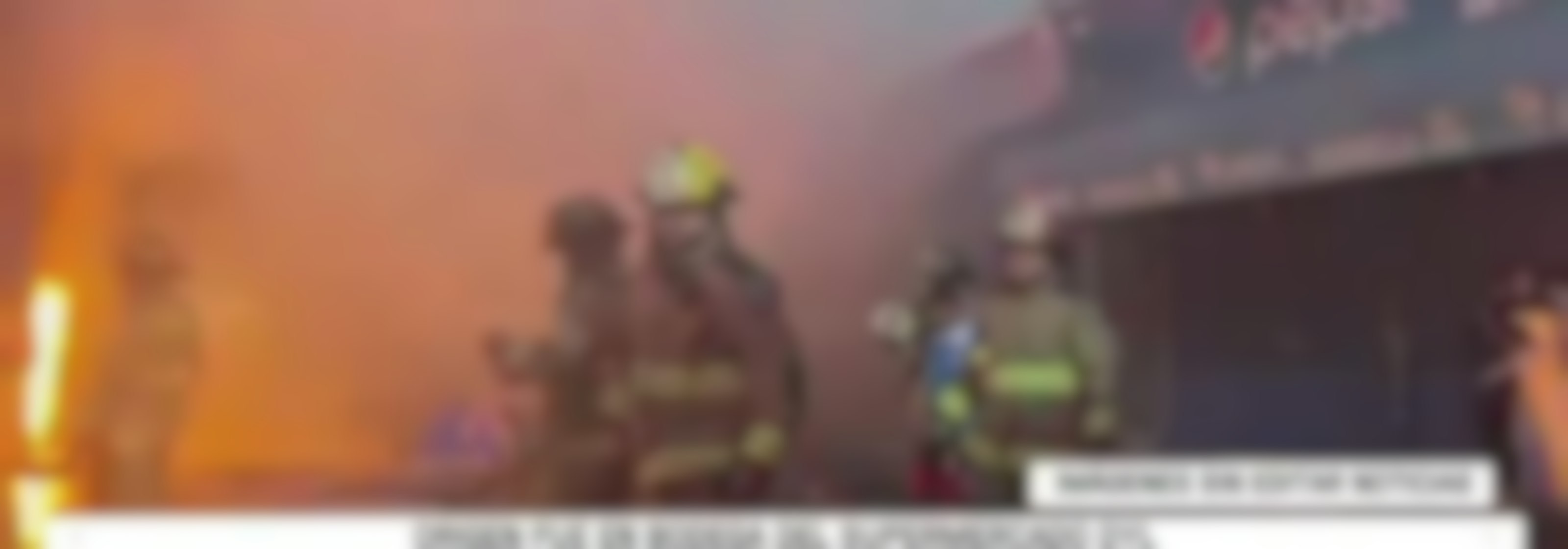 Incendio afectó a 8 locales de la Macroferia