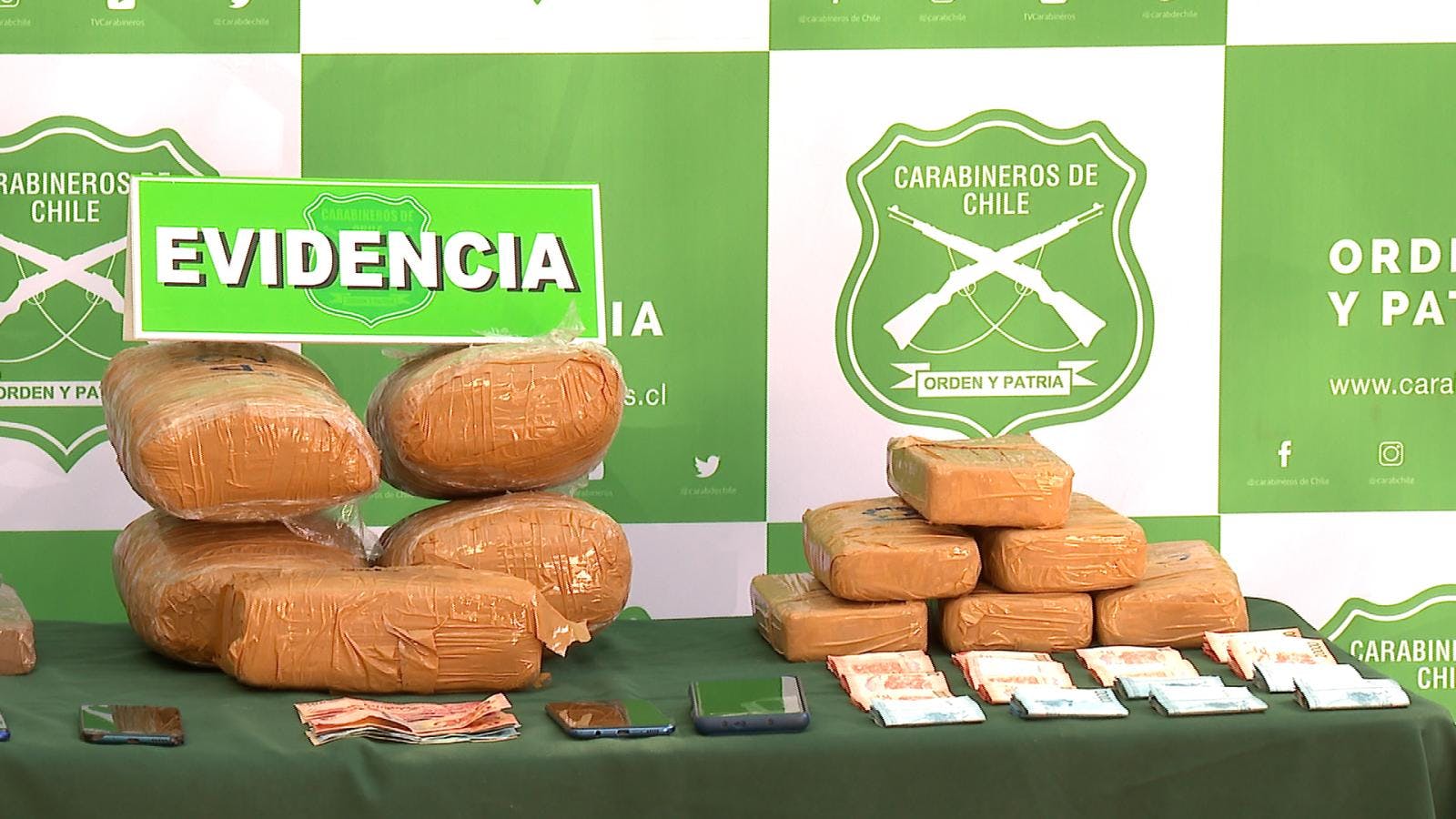 Síntesis de noticias regionales: decomisan más de 100 kilos de droga