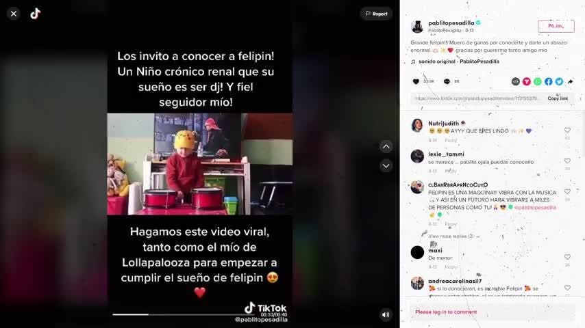 Pablito Pesadilla sorprende a pequeño admirador de Peumo