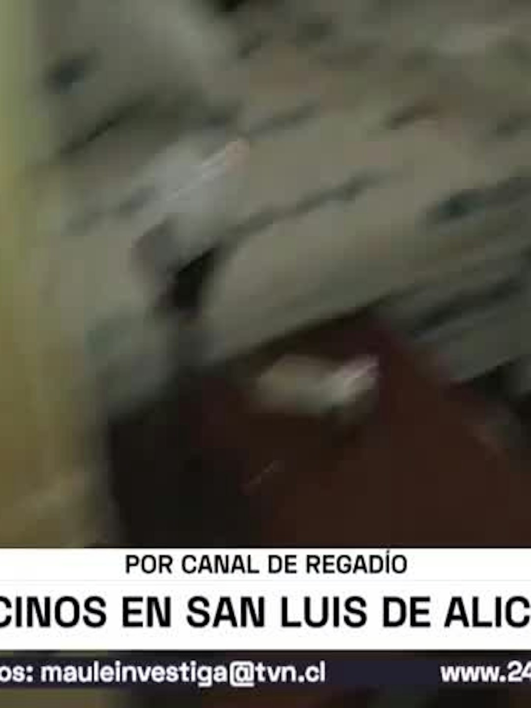 Vecinos de San Clemente acusan que error anegó sus casas