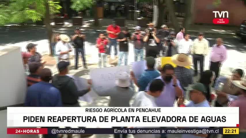 Agricultores en alerta por falta de agua en Pencahue