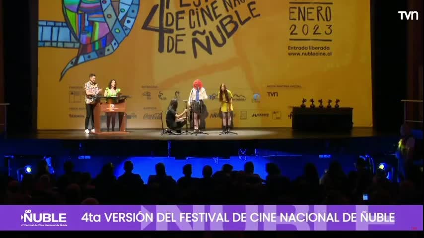 Ceremonia de inauguración Festival de cine nacional de Ñuble 2023