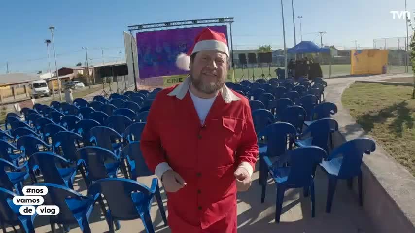 Rodrigo Salinas se disfrazó de Pascuero bajo el sofocante calor de Chillán e imitó a Juanin Juan Harry