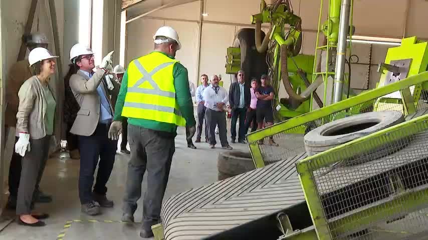 Nueva planta de reciclaje de neumáticos  permitirá procesar miles de toneladas de estos desechos 