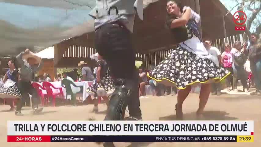Trilla y folclore chileno en tercera jornada de Olmué