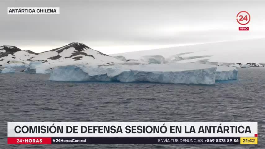 Comisión de Defensa de la Cámara sesionó en la Antártica