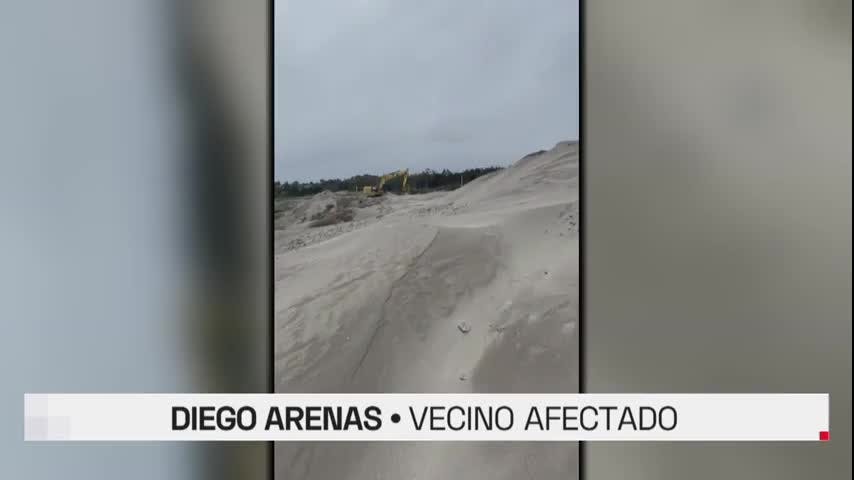 Vecinos de Quintero denuncian trabajos con maquinaria pesada sobre dunas de Ritoque