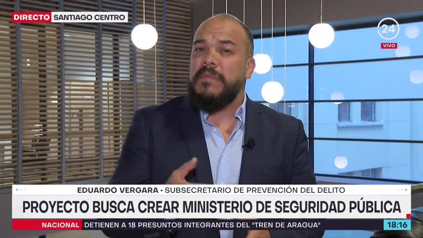 Subsecretario Vergara comenta avances del proyecto sobre creación de Min. de Seguridad Pública