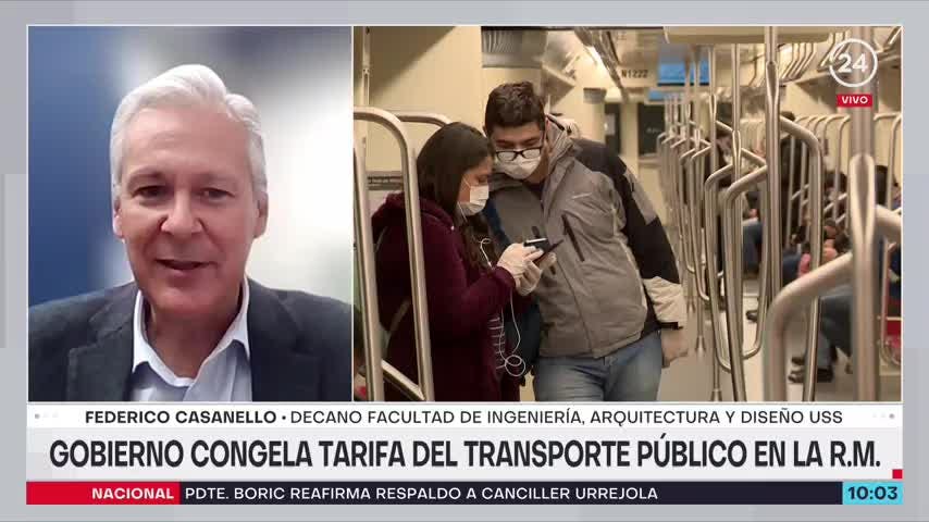 Académico se refiere al congelamiento de tarifa del transporte público