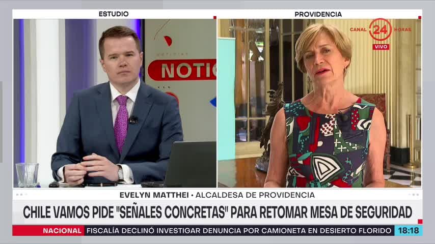 Alcaldesa Matthei y mesa de seguridad: El tema del indulto fue terrible y sus efectos rompieron las confianzas