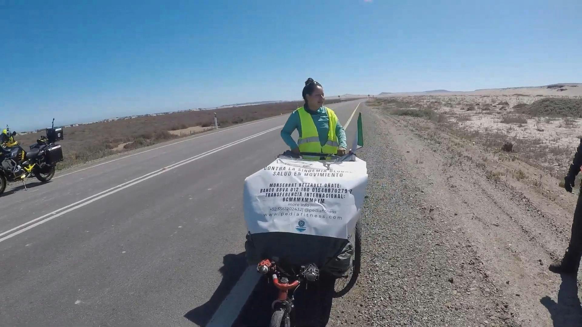 hace 16 meses recorre Latinoamérica caminando
