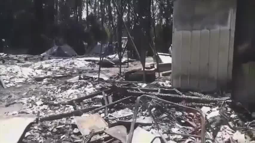 Ataque incendiario en lago Lleu-lleu