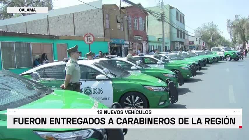 Déficit de vehículos policiales supera el 40%. Nueva flota entregada busca mejorar los tiempos de respuesta.