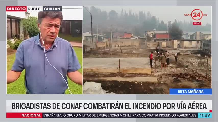 Ministro de Agricultura: por incendios: Tenemos 20 albergues y más de 200 casas afectadas