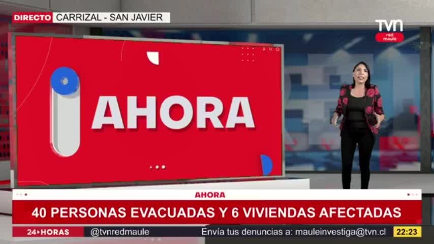 Incendio forestal en San Javier obligó a evacuar
