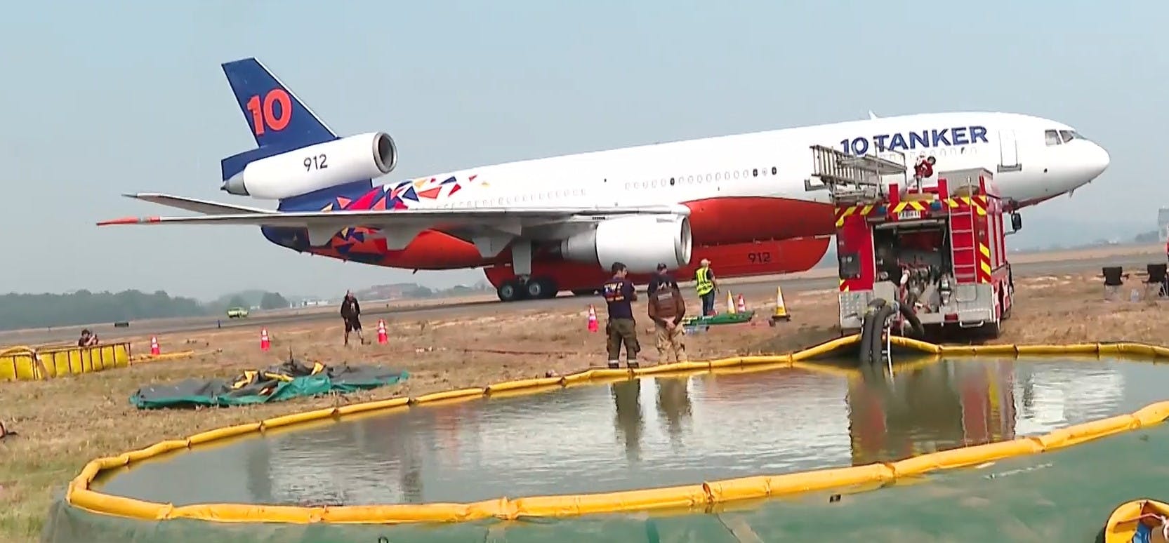 Ten Tanker en Chile: Así se recarga el avión para el combate de los incendios forestales