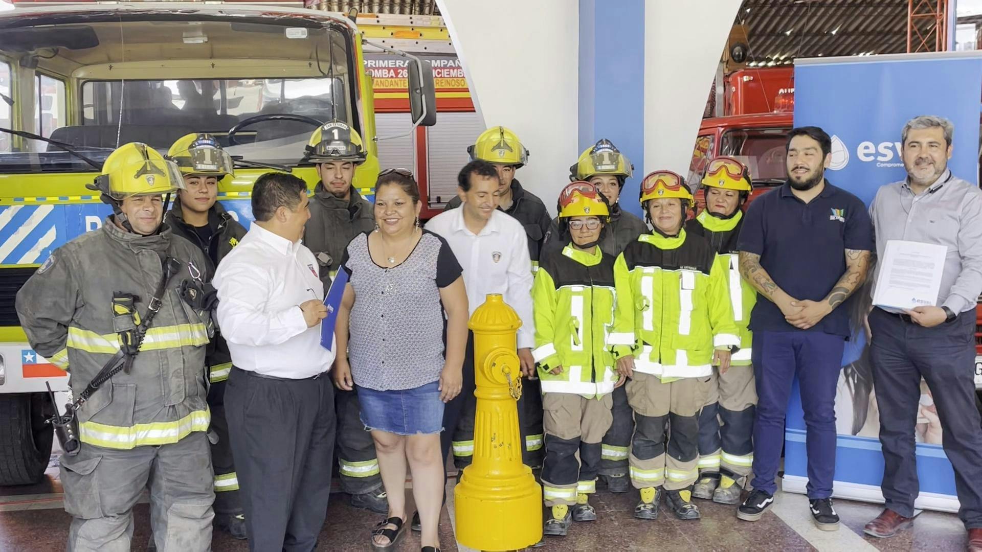 Vecinos de San Esteban podrán ayudar a Bomberos a través de la cuenta del agua