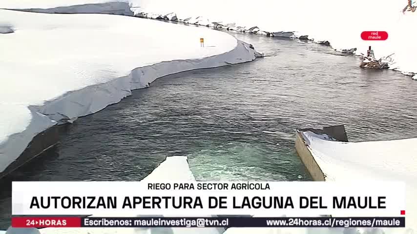 DOH autorizó apertura de compuertas de la Laguna del Maule y funcionamiento de la Planta Elevadora de Agua de Pencahue