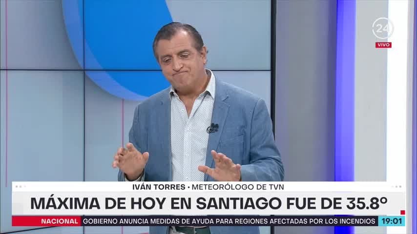 Meteorólogo Iván Torres: Mañana viernes se acaba esta ola de calor