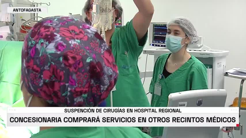 Pacientes serán derivados a otros centros asistenciales para las operaciones.