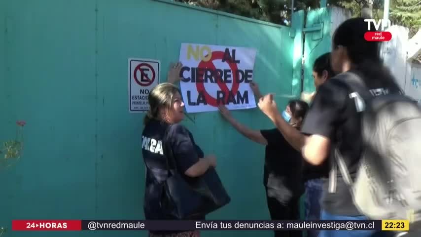 Manifestacion en las afueras del hogar de cristo