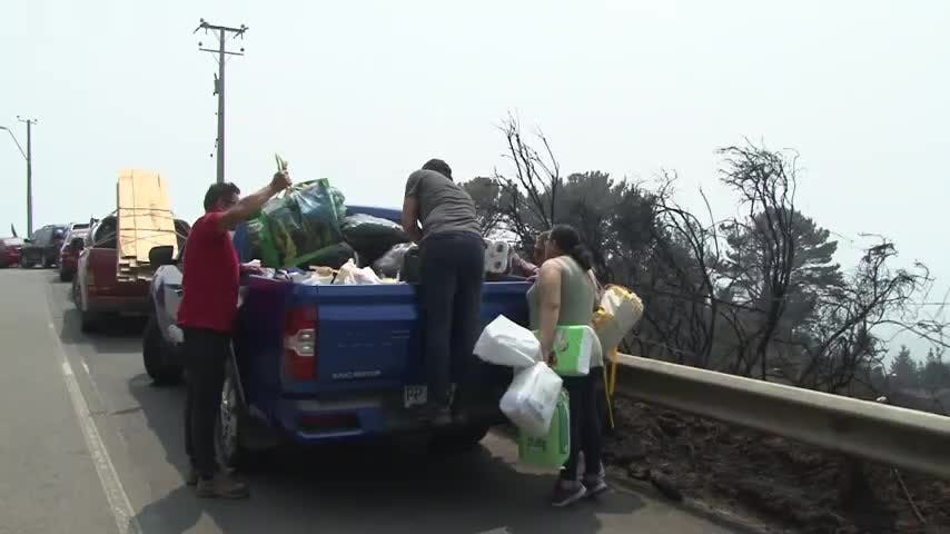 Pescadores entregan ayuda en Arauco