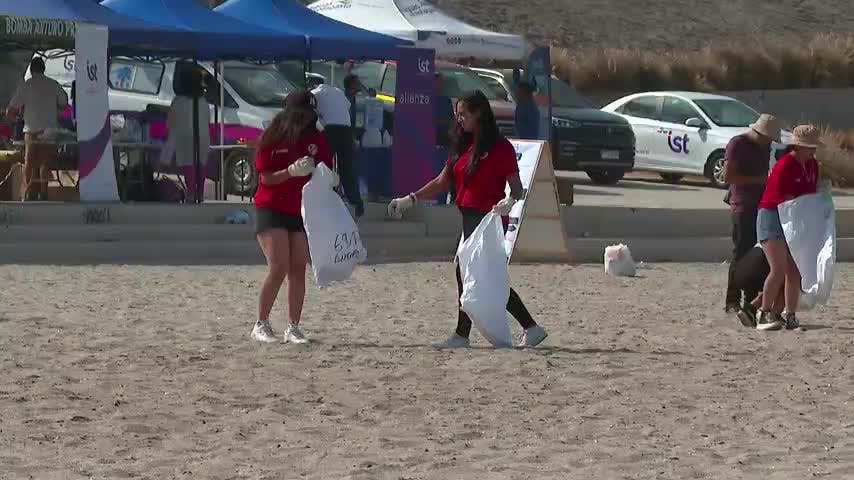 Nuevo operativo de limpieza de playas.