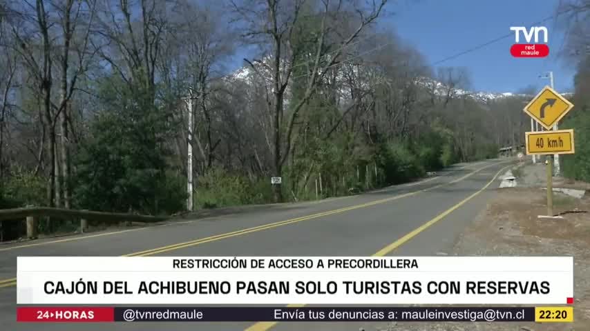 Radal Siete Tazas y Cajón del Achibueno tienen acceso restringido