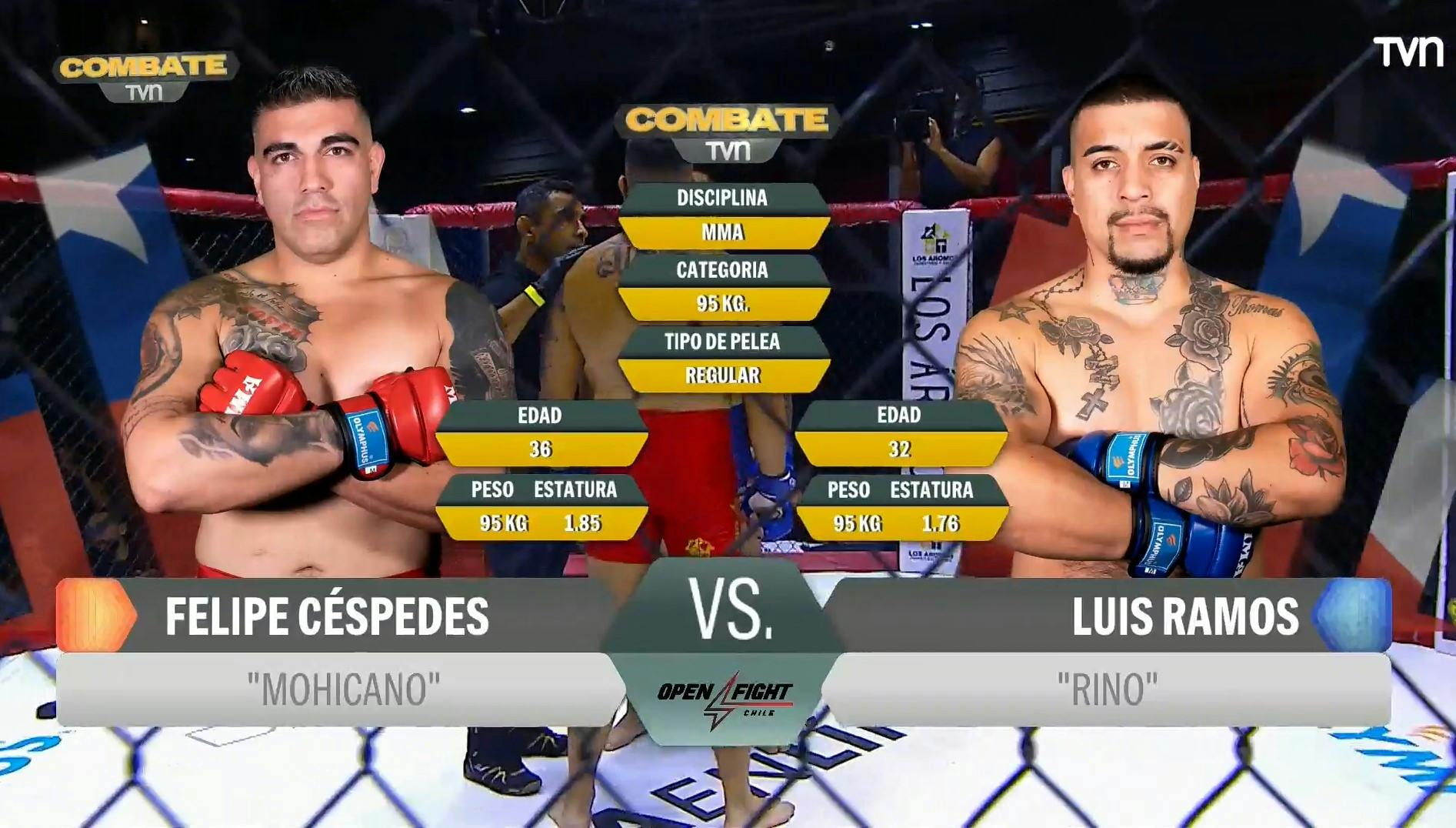 Combate TVN | Felipe Céspedes vs. Luis Ramos