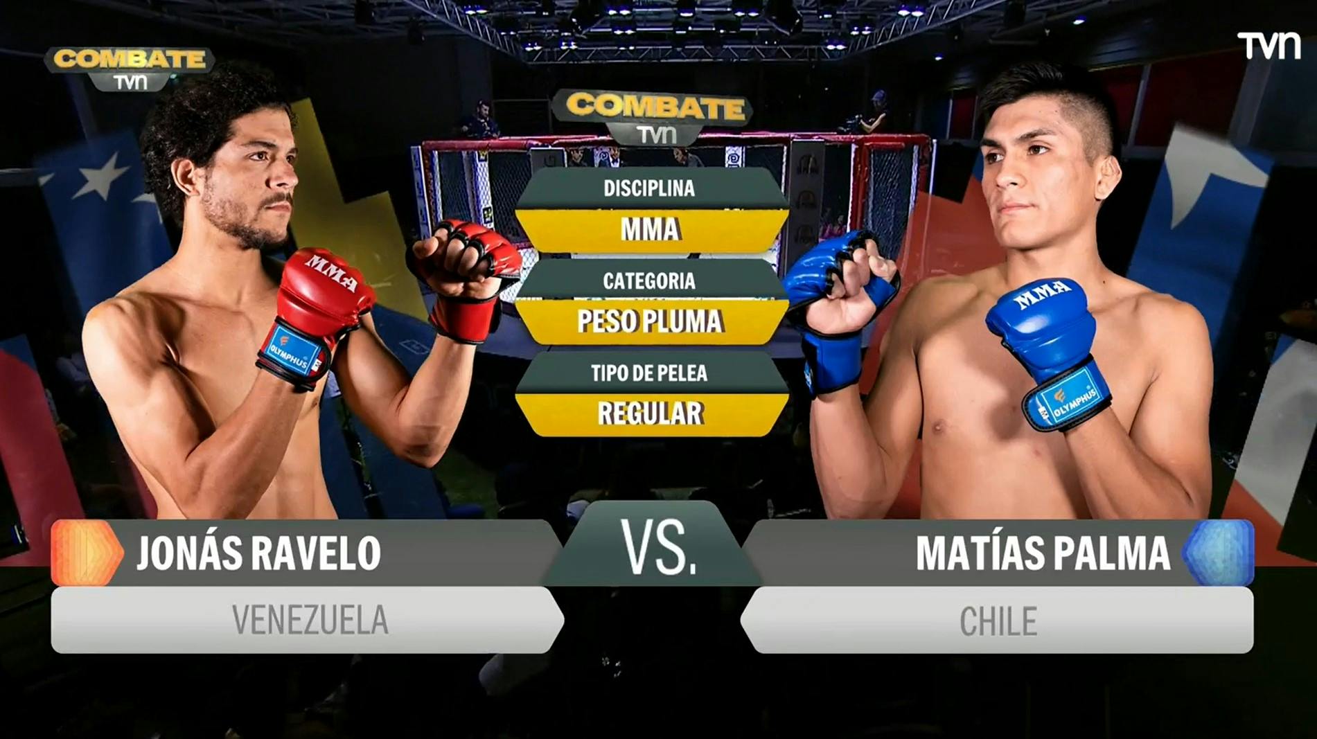 Combate TVN | Jonás Ravelo vs. Matías Palma 