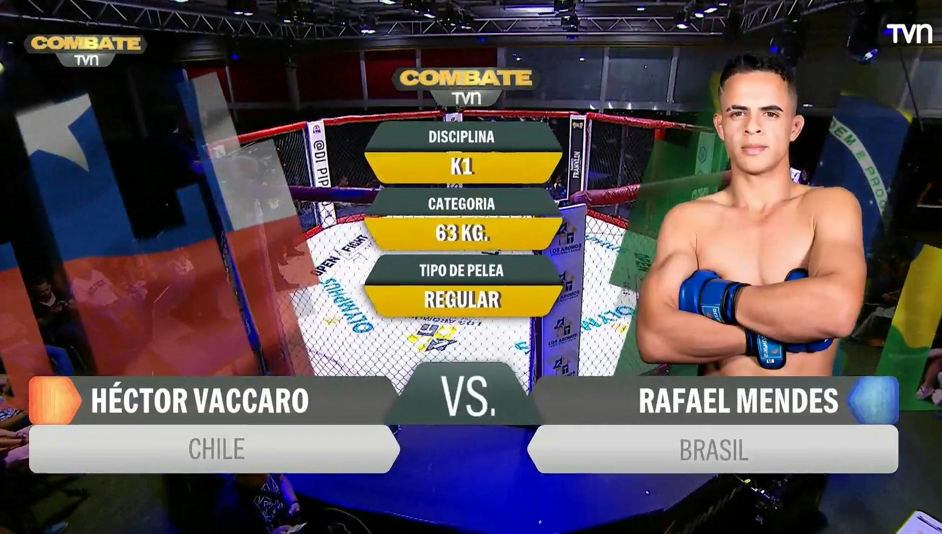 Combate TVN | Héctor Vaccaro vs. Rafael Mendes 