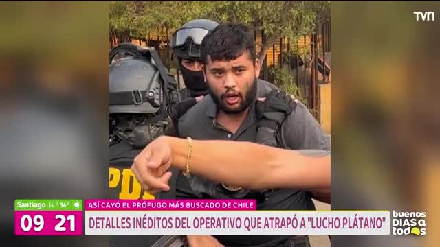 Detención de Lucho Plátano