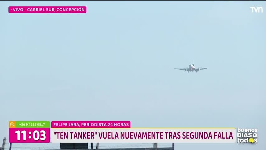 Ten Tanker vuelve a volar tras segunda falla
